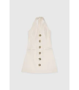 The Wolf Gang Irida Vest Dress Ivory Size AU 8 for rent on The Volte - image 5