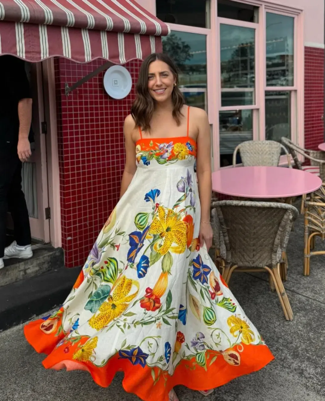 Alemais Flores Sundress Multi Size AU 12  for rent on The Volte - main image