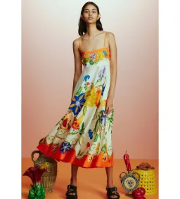 Alemais Flores Sundress Multi Size AU 12  for rent on The Volte - image 1