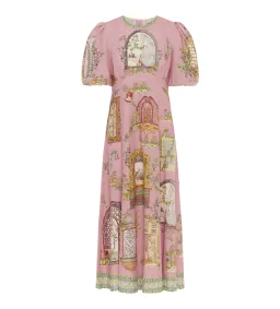 Alemais Monte Midi Dress Pink  Size 8 for rent on The Volte - image 3
