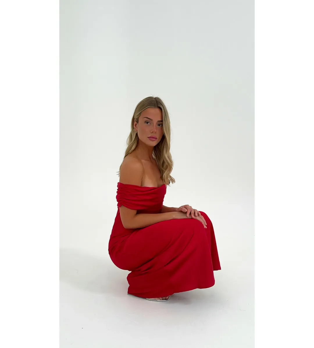HNTR  Kayla Gown Red Size S/Au 8  for rent on The Volte - main image