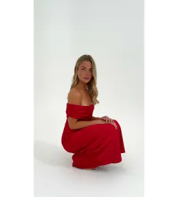 HNTR  Kayla Gown Red Size S/Au 8  for rent on The Volte - image 2