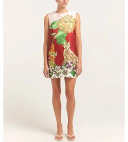 Alemais Tiger Mini Dress Multi Size AU 8 for rent on The Volte - image 1