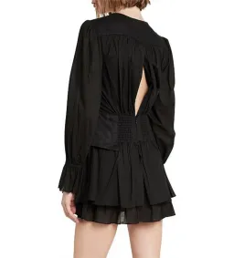 Aje Hanneli Mini Dress Black Size 6  for rent on The Volte - image 2