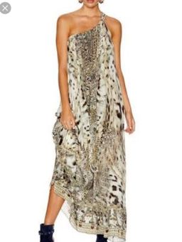 Camilla Espiritu Drawstring Dress Leopard for rent on The Volte - image 1