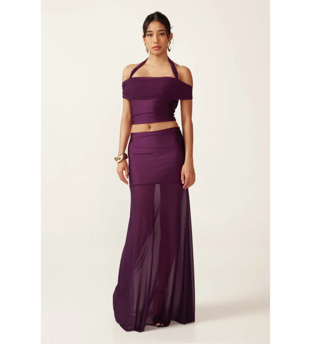 Ance Gria  Vivienne Set Purple Size XS/Au 6 for rent on The Volte - main image