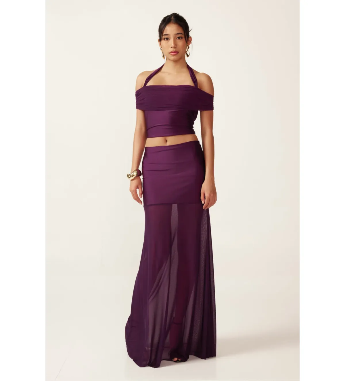 Ance Gria  Vivienne Set Purple Size XS/Au 6 for rent on The Volte - main image