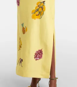 Alemais Diamond Dancer Midi Dress Yellow Size 10  for rent on The Volte - image 4