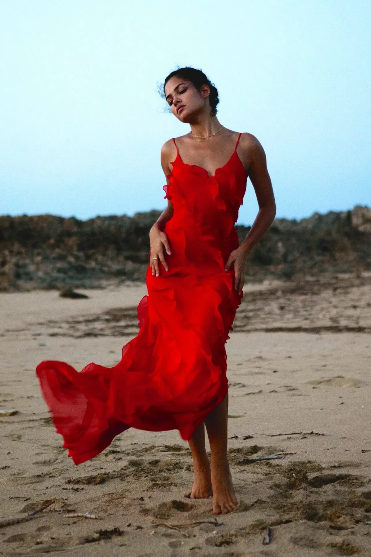 Rat & Boa Cecelia Maxi Dress Red Size M/ AU 10 for rent on The Volte - main image