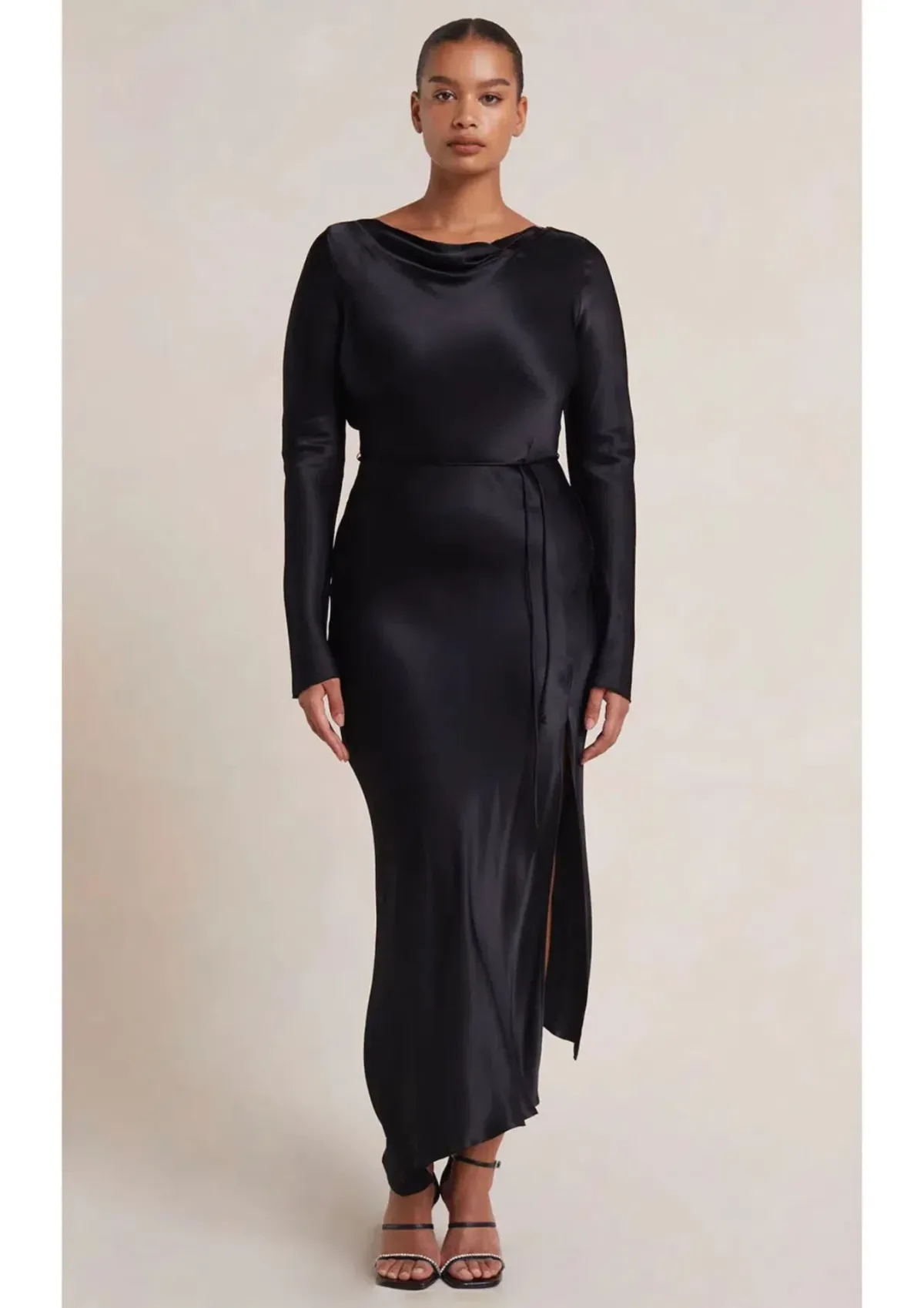 Bec & Bridge Moon Dance Long Sleeve Maxi Dress Black Size 18 for rent on The Volte - main image