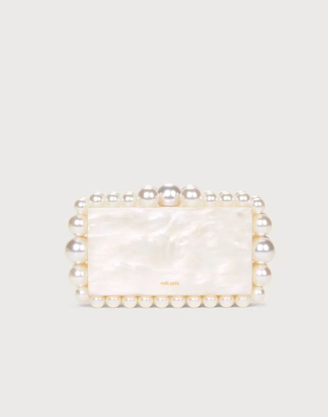 Cult Gaia Eos Clutch in Pearl for rent on The Volte - main image