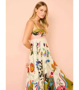 Alemais Evergreen Sundress Print Size AU 6 for rent on The Volte - image 2