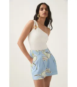 Aje Vibrancy Knit Sleeveless Top Ivory Size AU 8  for rent on The Volte - image 2