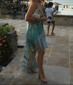 CAMILLA TOPKAPI SILK STRAPPY MAXI OVERLAY DRESS for rent on The Volte - image 2