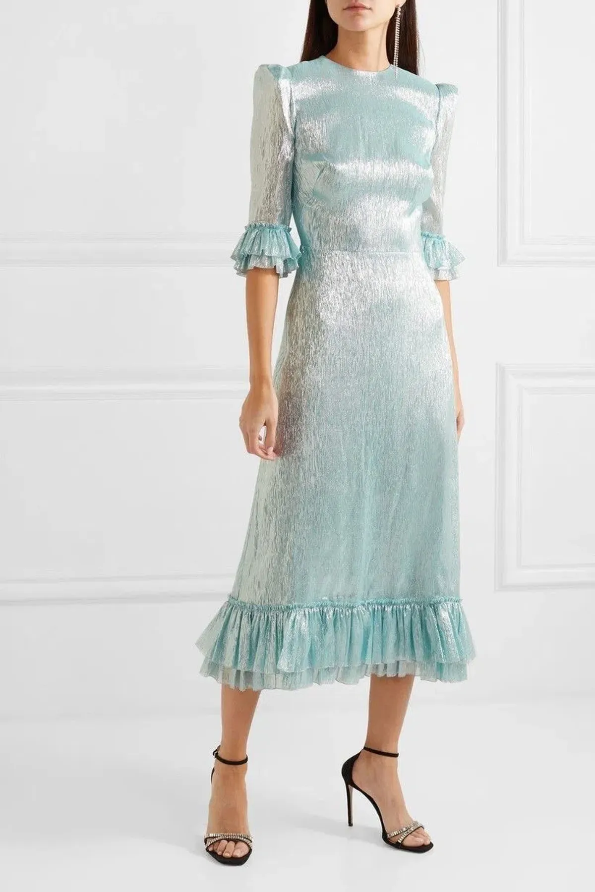 The Vampire’s Wife Falconetti Midi Dress Blue Size 10-12 for rent on The Volte - main image