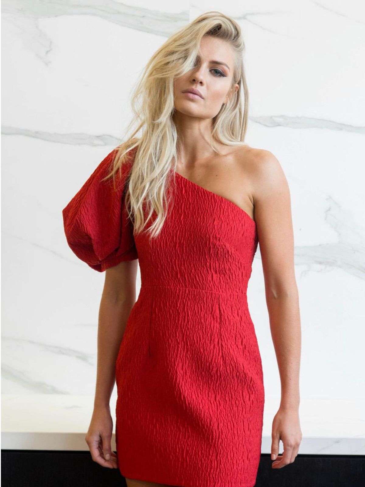 Nicola Finetti Eddy Dress red 10 for rent on The Volte - main image