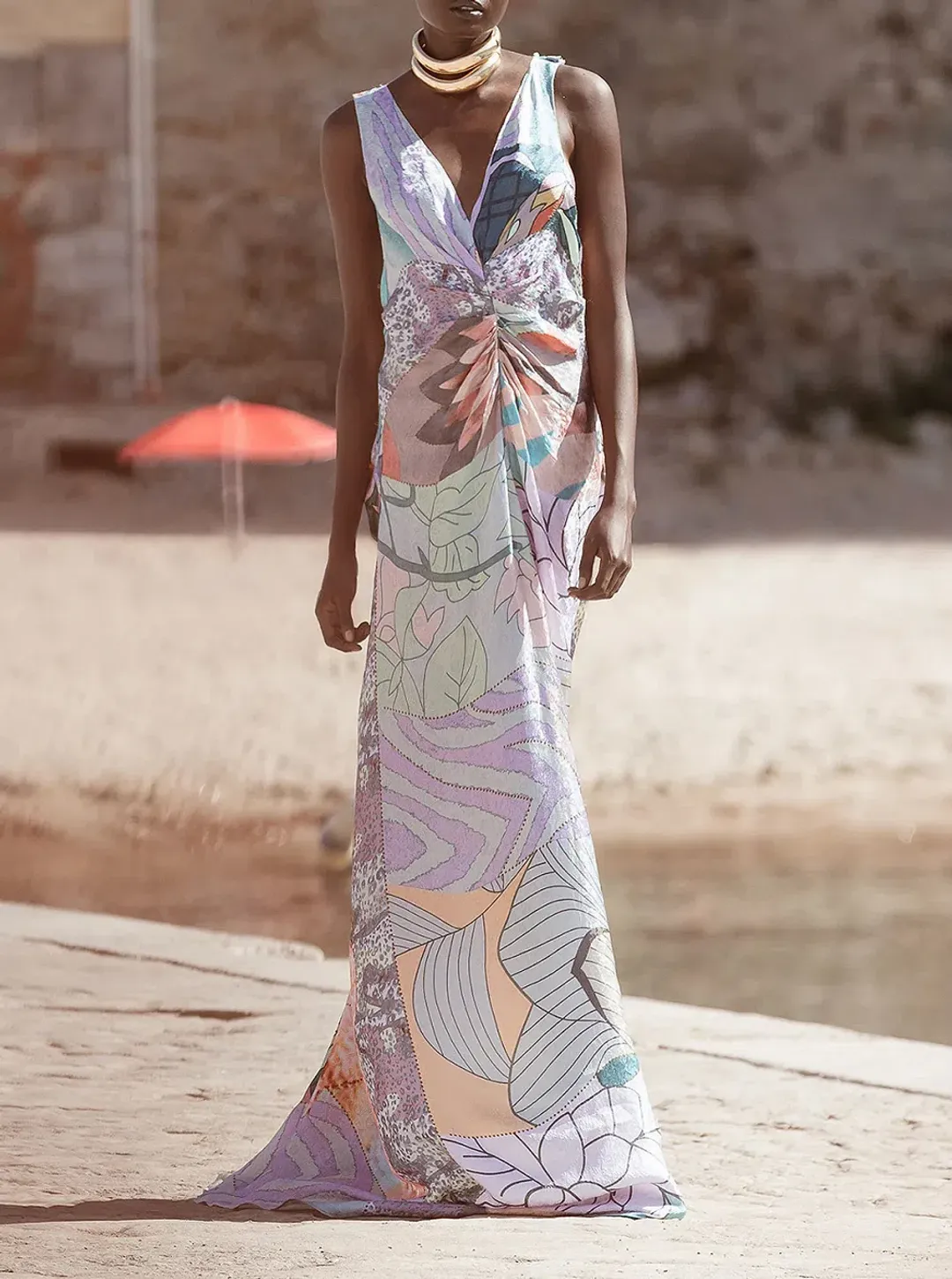 Mes Demoiselles Salila Dress Multi Size 10 for rent on The Volte - main image