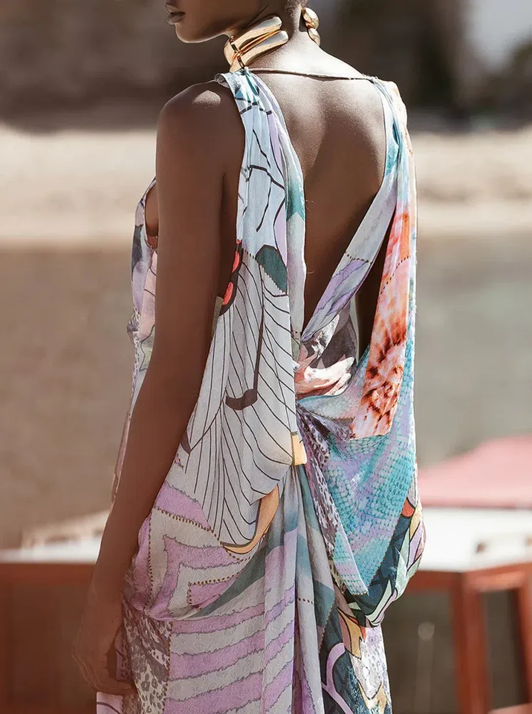 Mes Demoiselles Salila Dress Multi Size 10 for rent on The Volte - main image