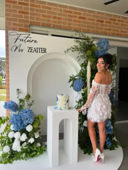 Rosie Etienne Isabelle Mini Dress White Size 10 for rent on The Volte - image 3