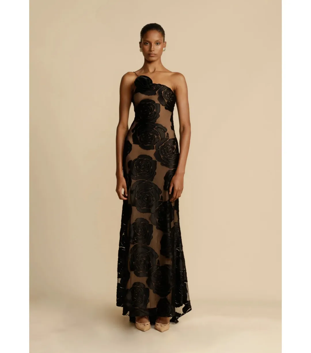 Arcina Ori Marcella Dress Black Size XL / AU 14  for rent on The Volte - main image