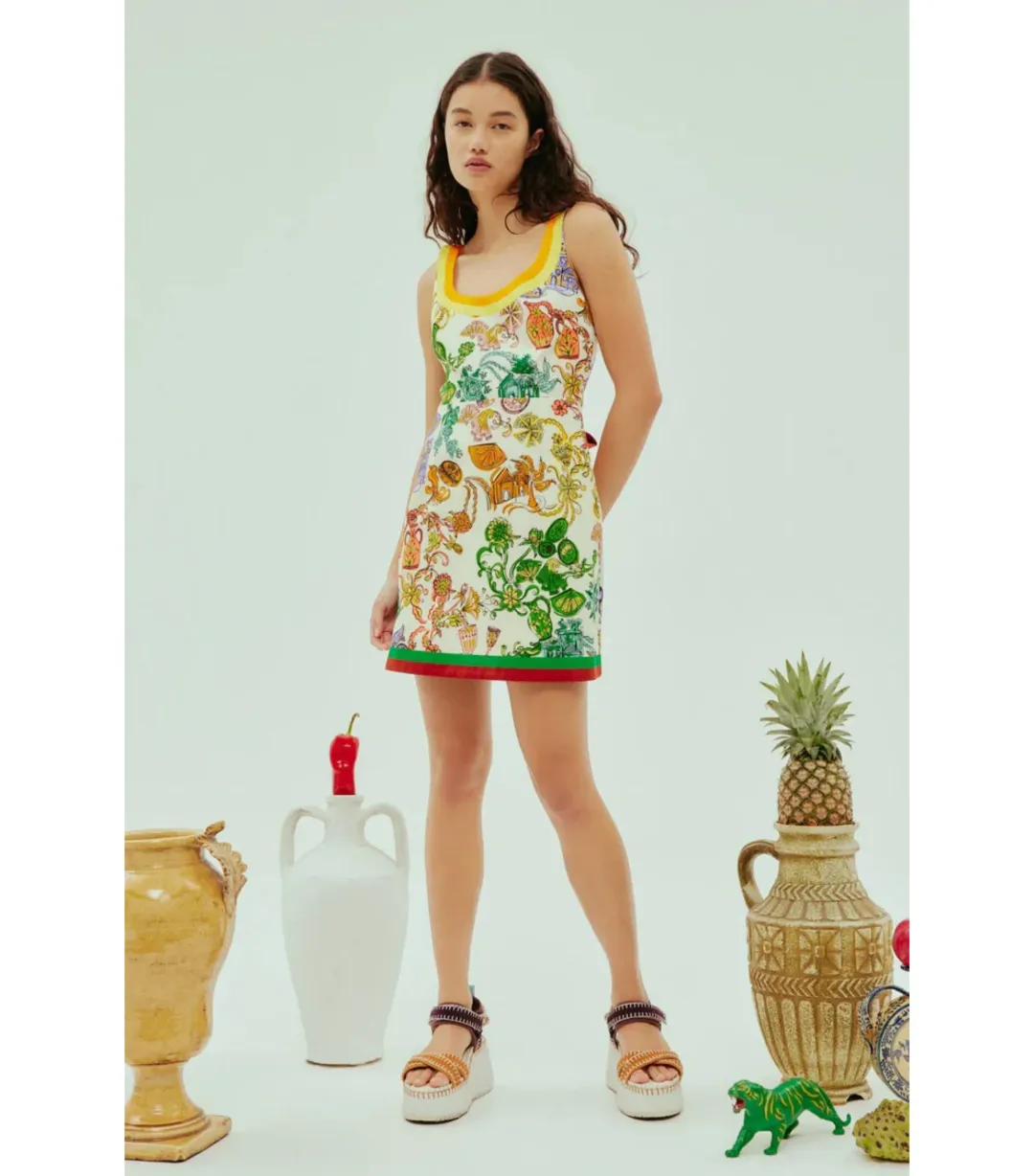 Alemais Fiesta Mini Dress Multi Size AU 12 for rent on The Volte - main image