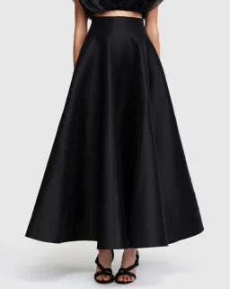Acler Warburton Top and Skirt Set Black Size AU 12 for rent on The Volte - image 4