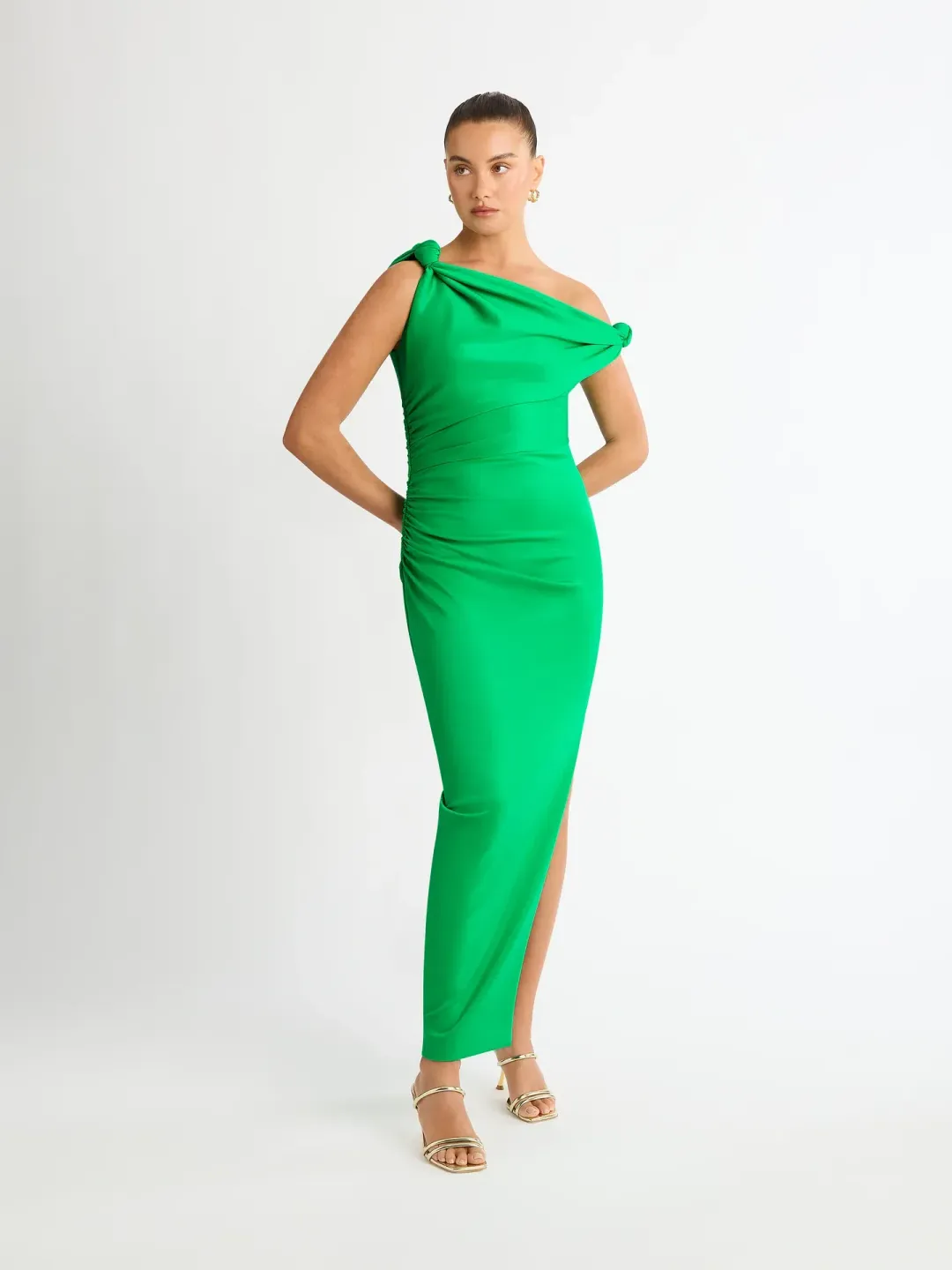 Sheike Ludlow Midi Dress Green Size 14 for rent on The Volte - main image