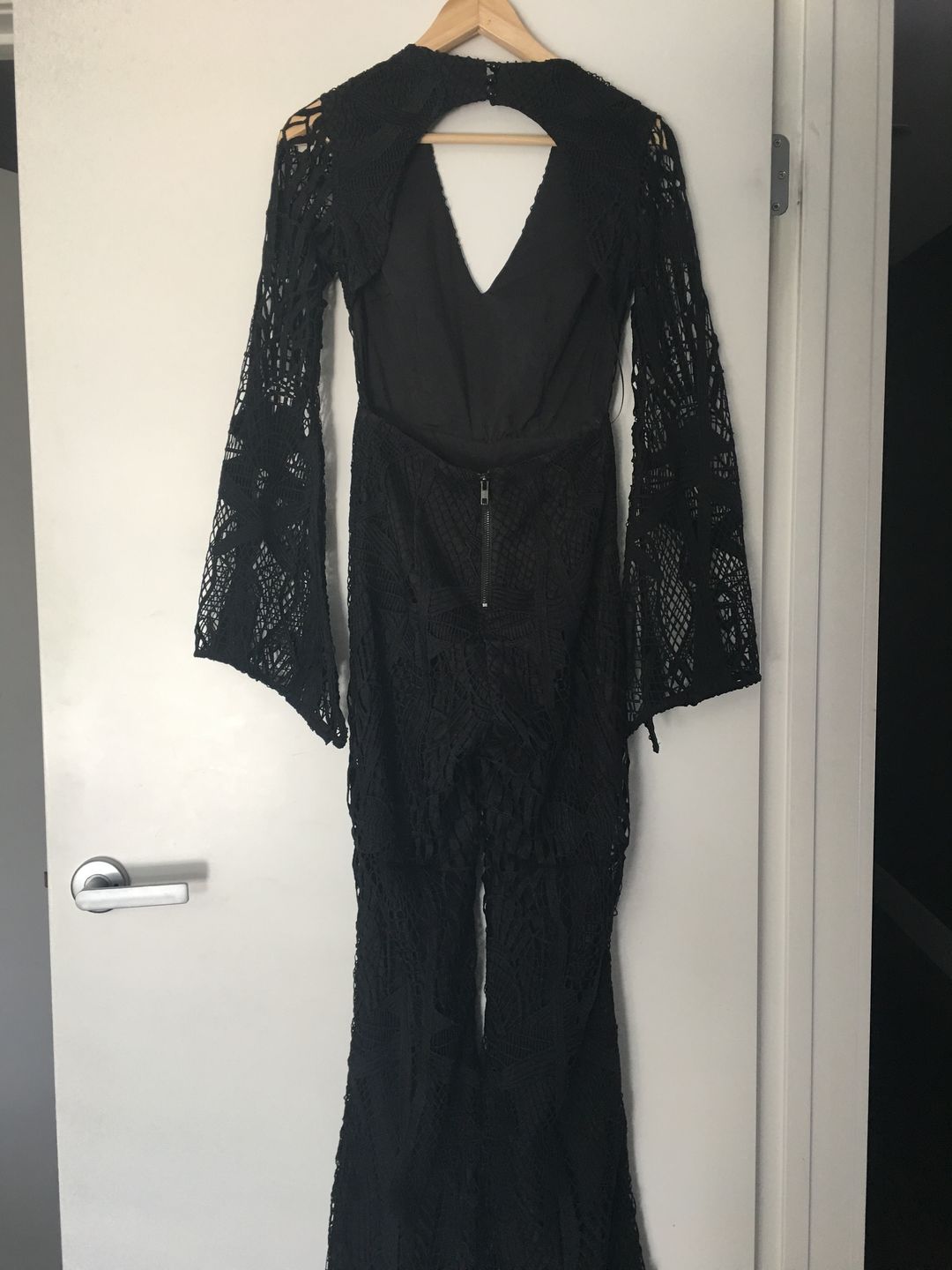 Mossman Devils Advocate Jumpsuit - BLACK size 10 for rent on The Volte - main image