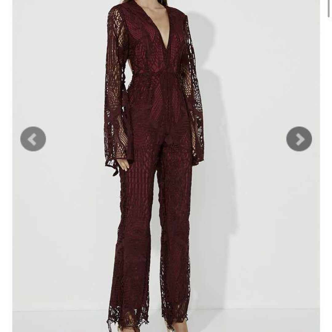 Mossman Devils Advocate Jumpsuit - BLACK size 10 for rent on The Volte - main image