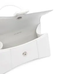 Balenciaga Hourglass Bag Crystal Logo White Size XS for rent on The Volte - image 3