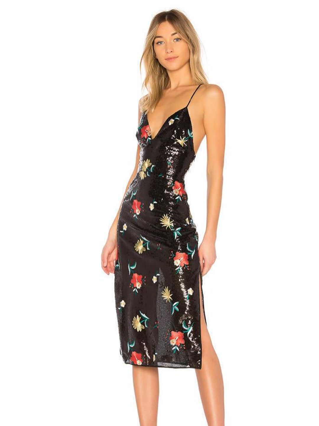 Lovers & Friends Melinda Midi Dress Print Size 4 for rent on The Volte - main image