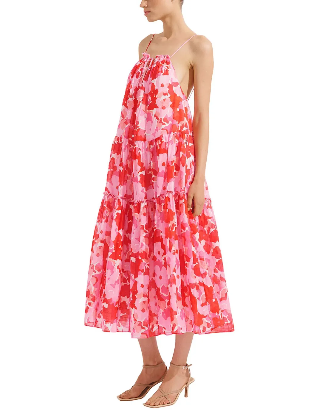 Steele Arya Dress In Camellia Size L / AU 12 for rent on The Volte - main image