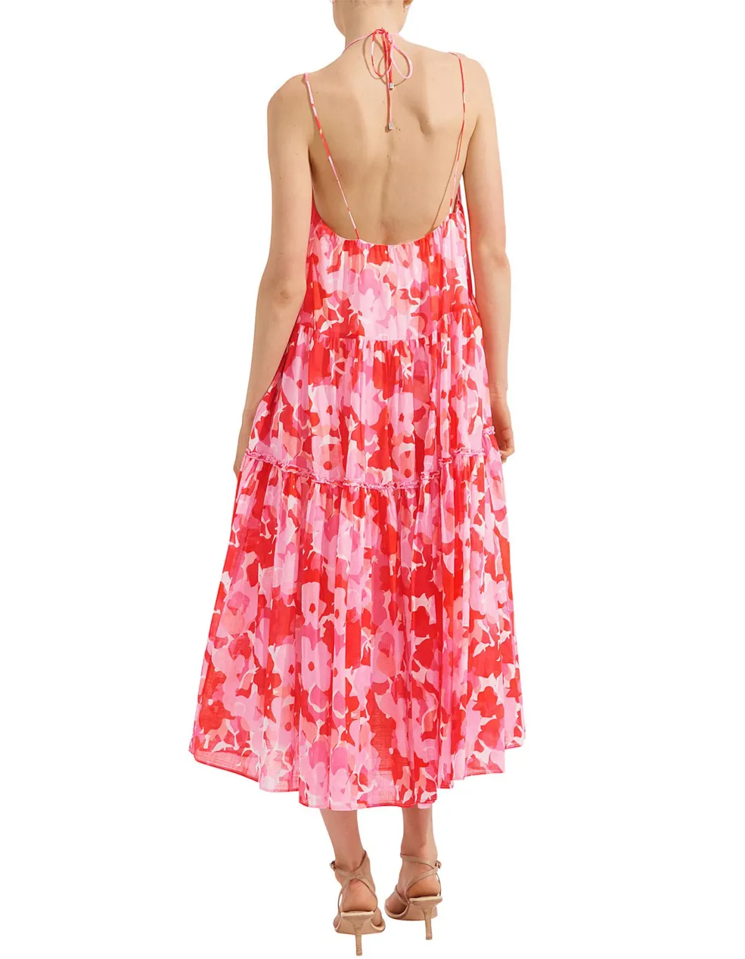 Steele Arya Dress In Camellia Size L / AU 12 for rent on The Volte - main image