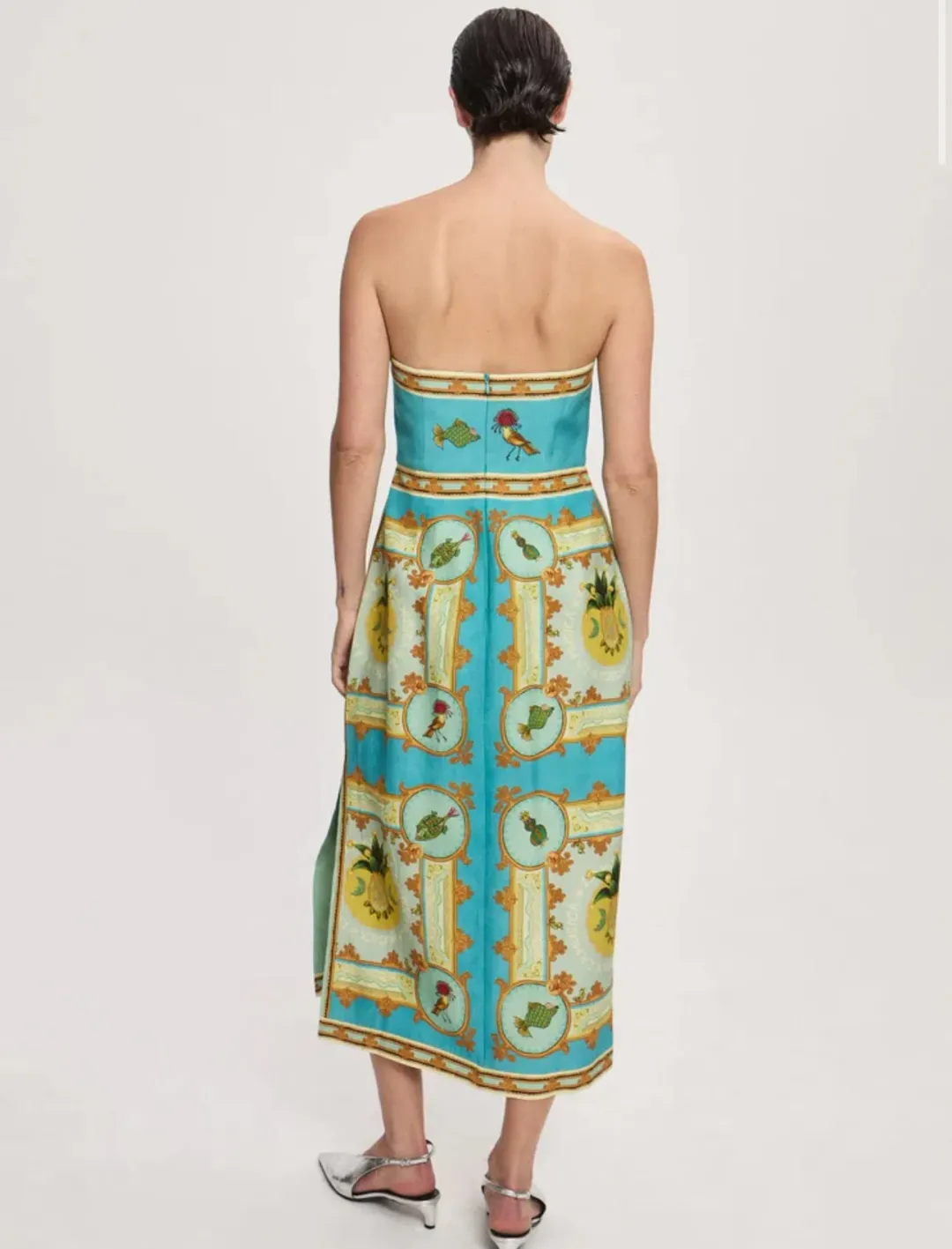 Alemais La Musica Midi Dress Multi Size 10  for rent on The Volte - main image