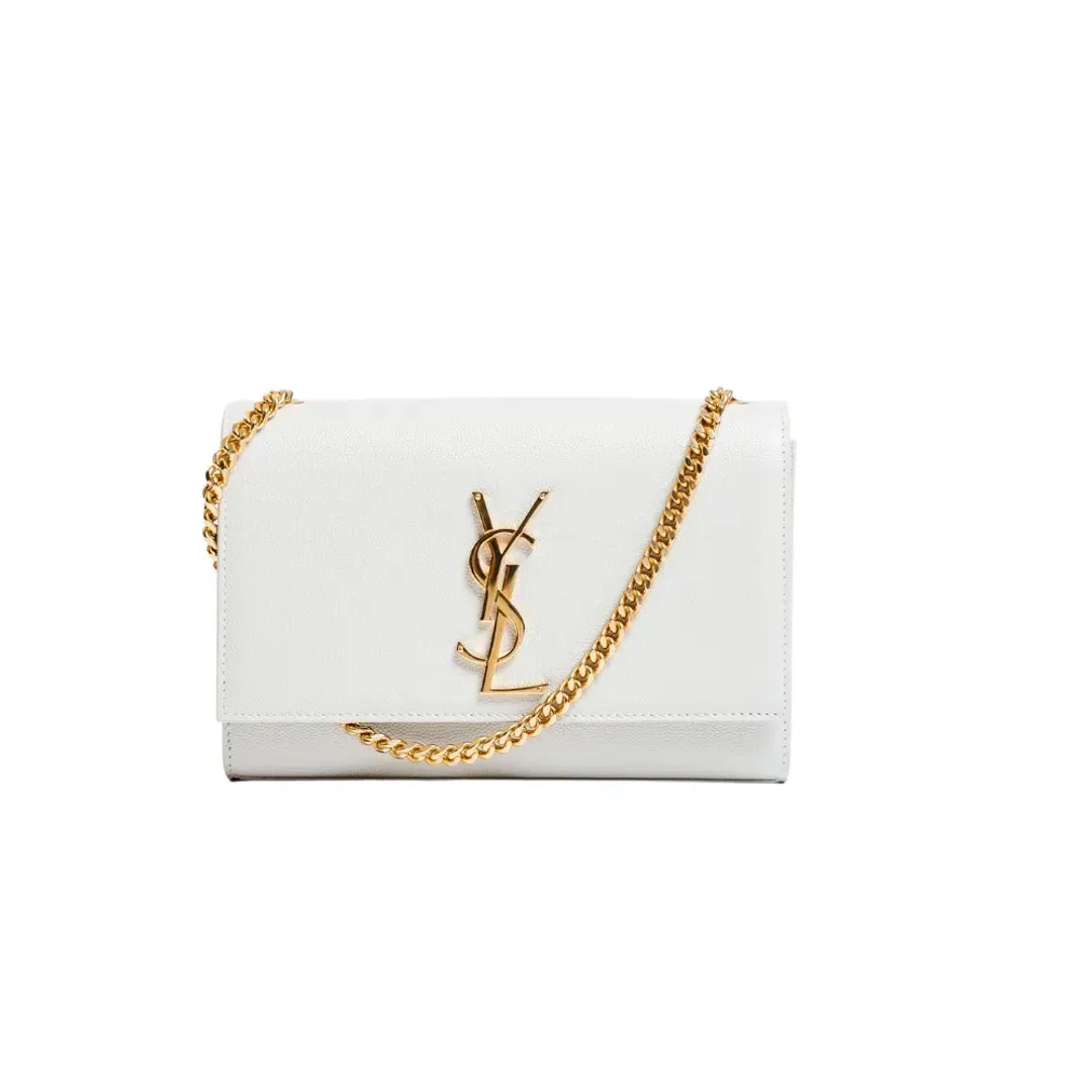 Saint Laurent Kate Small Bag Cream  for rent on The Volte - main image