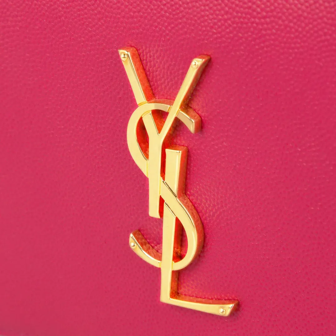 Saint Laurent Classic Kate Monogram Clutch Pink  for rent on The Volte - main image