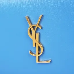 Saint Laurent Classic Kate Monogram Clutch Sky Blue  for rent on The Volte - image 3
