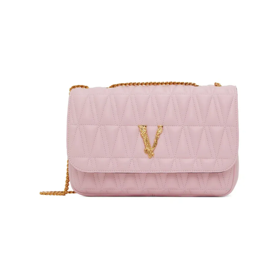 Saint Laurent Versace Virtus Shoulder Bag Pastel Pink  for rent on The Volte - main image