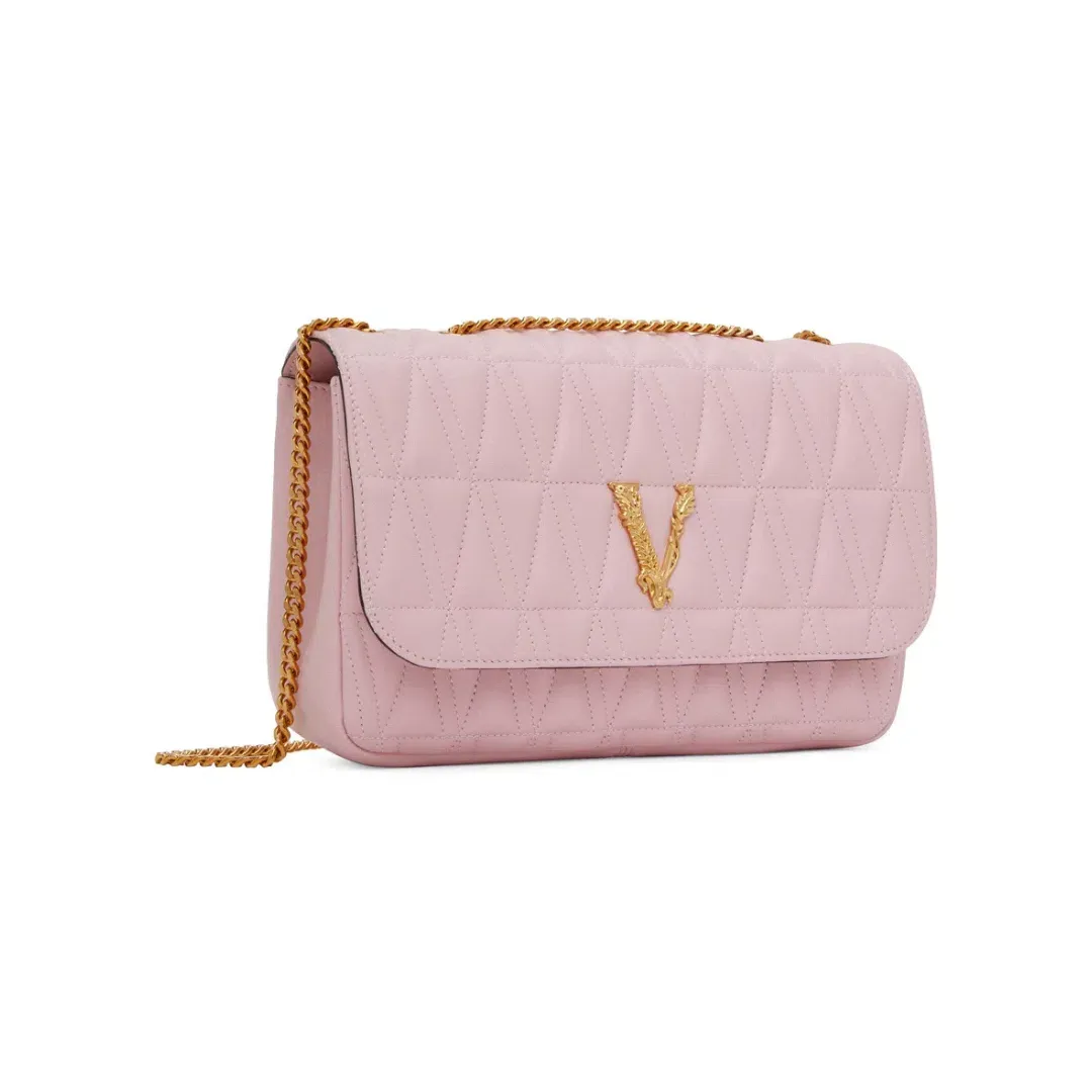 Saint Laurent Versace Virtus Shoulder Bag Pastel Pink  for rent on The Volte - main image