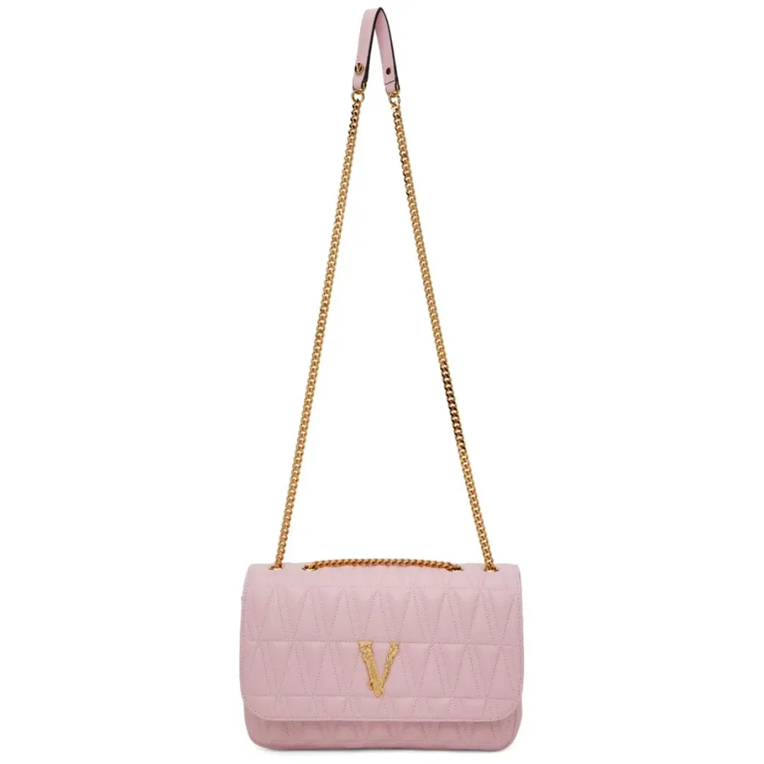 Saint Laurent Versace Virtus Shoulder Bag Pastel Pink  for rent on The Volte - main image