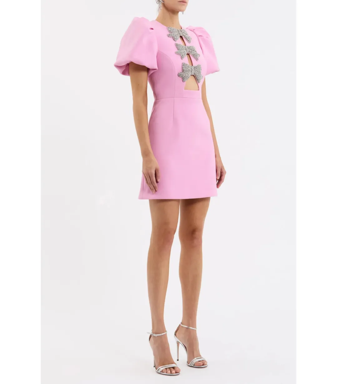 Rebecca Vallance Juliana Mini Dress Pink Size AU 12  for rent on The Volte - main image