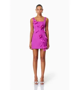 Elliatt Bethany Mini Party Dress in Purple Size AU 8 for rent on The Volte - image 1