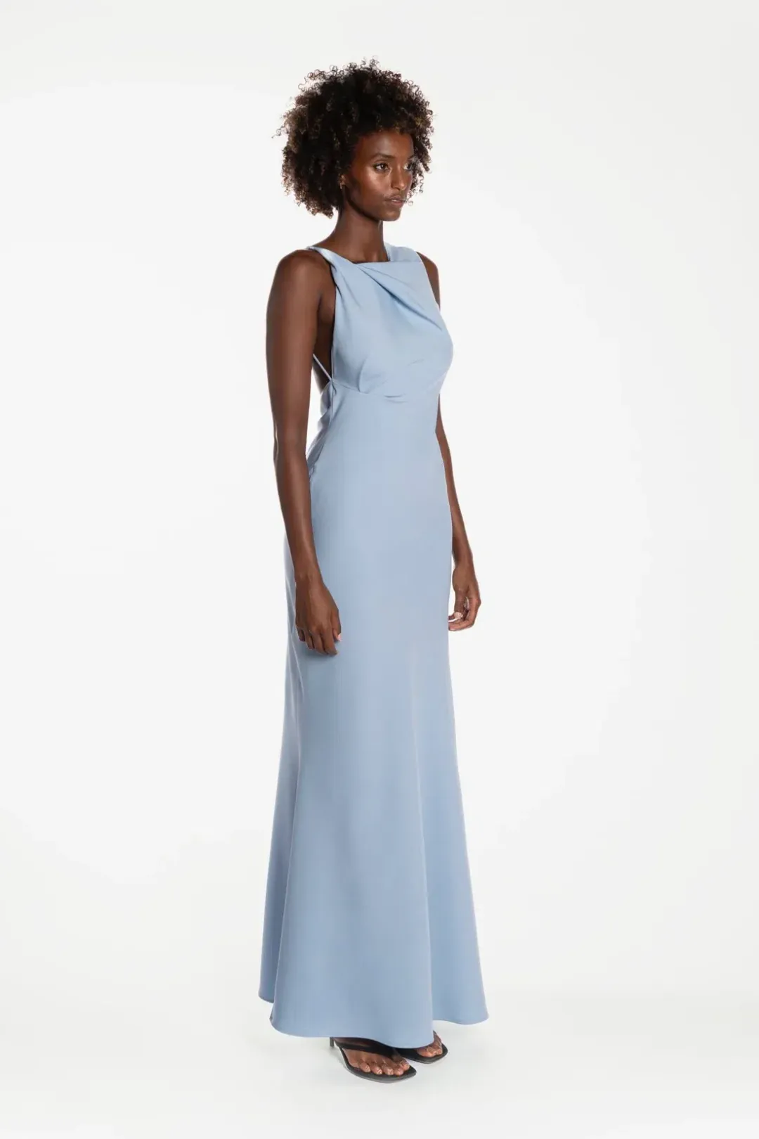 One Fell Swoop Kota Maxi Dress in Blue Jean Size AU 10 for rent on The Volte - main image