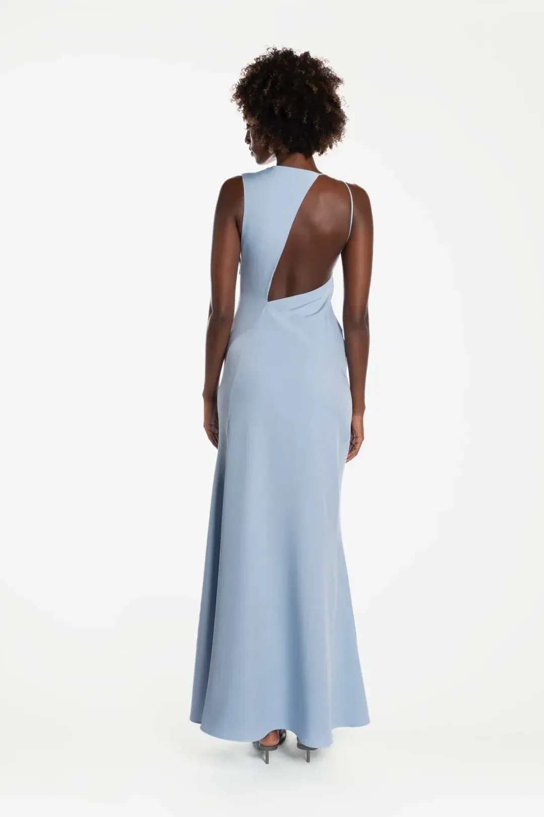 One Fell Swoop Kota Maxi Dress in Blue Jean Size AU 10 for rent on The Volte - main image