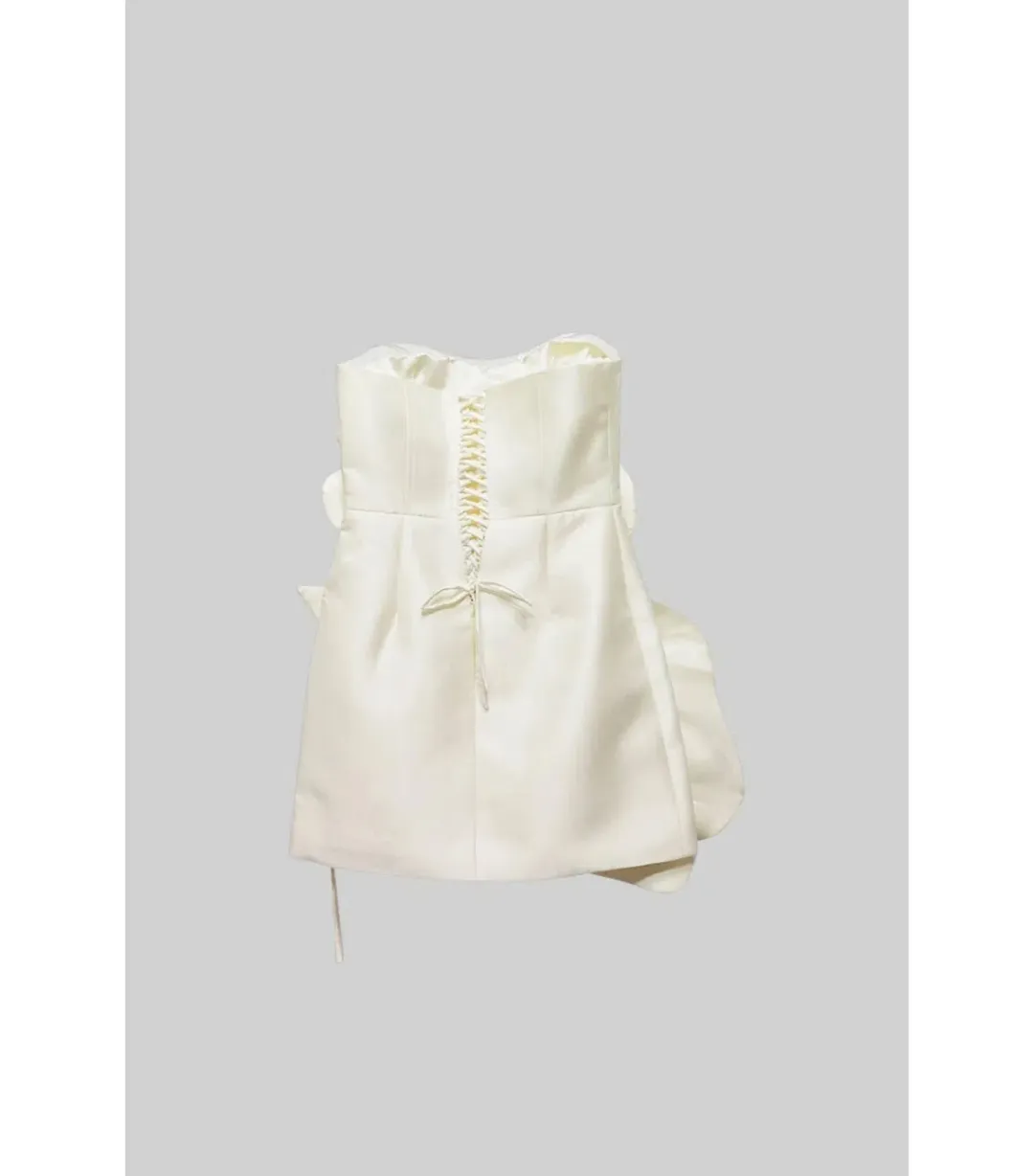 Sierra Darien Voluminous Flower Design Dress Silver Size AU 8 for rent on The Volte - main image