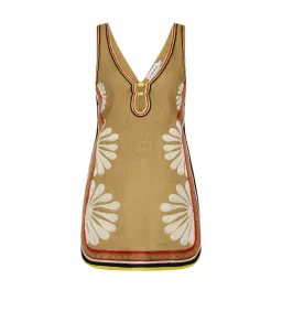 Antipodean The Melody V-Neck Mini Dress Dress Print Size 8 for rent on The Volte - image 3