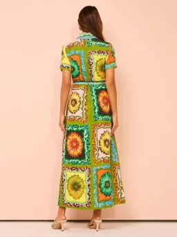 Alemais Disco Daisy Shirtdress Multicolour Size 10  for rent on The Volte - image 3