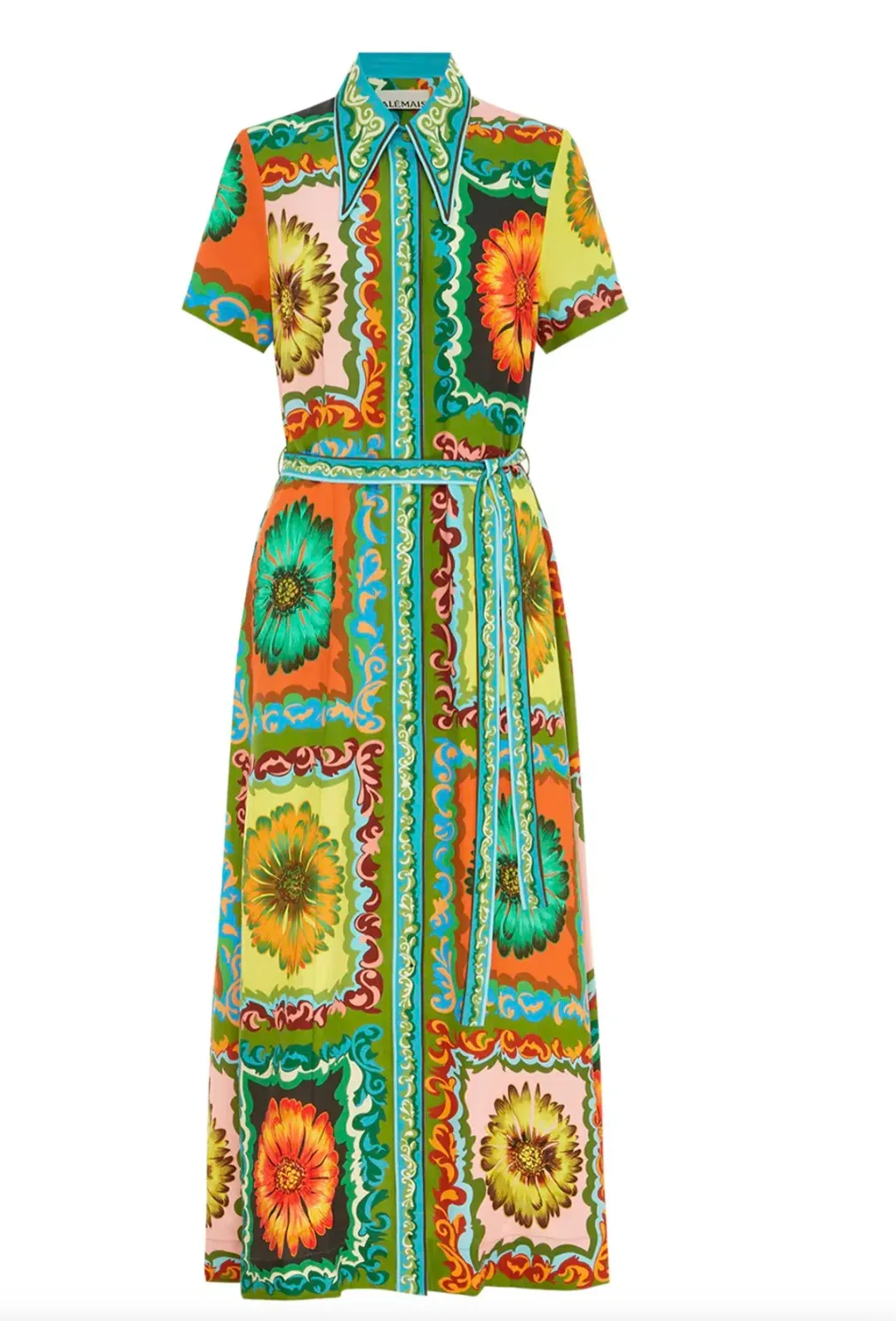 Alemais Disco Daisy Shirtdress Multicolour Size 10  for rent on The Volte - main image