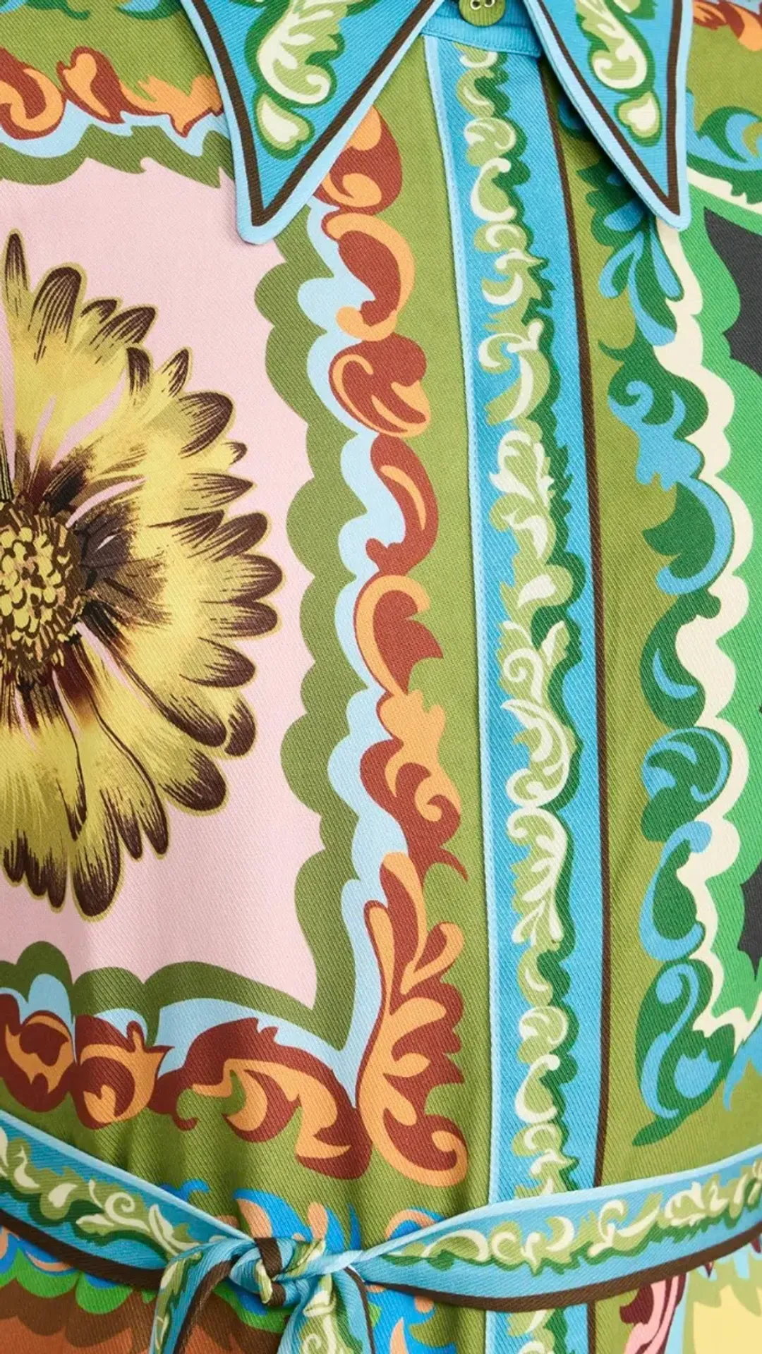 Alemais Disco Daisy Shirtdress Multicolour Size 10  for rent on The Volte - main image