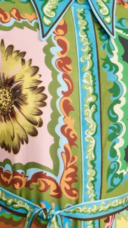 Alemais Disco Daisy Shirtdress Multicolour Size 10  for rent on The Volte - image 10